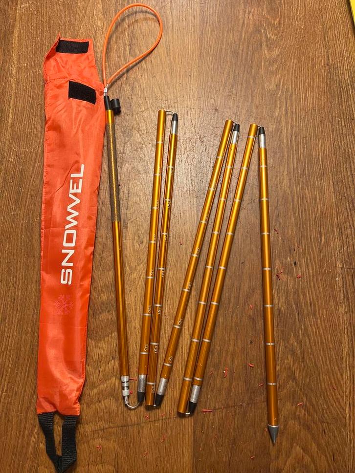 Snowvel Lawine Sonde 280cm - Nieuw!, Sport en Fitness, Skiën en Langlaufen, Nieuw, Overige typen, Skiën, Overige merken, Minder dan 100 cm