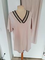 Travelstof top maat XL/XXL beige nieuw, Kleding | Dames, Tops, Verzenden, Nieuw, Beige, Korte mouw