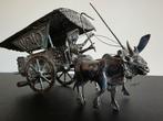 Antiek oosters tafereeltje, zilver, Antiek en Kunst, Ophalen of Verzenden