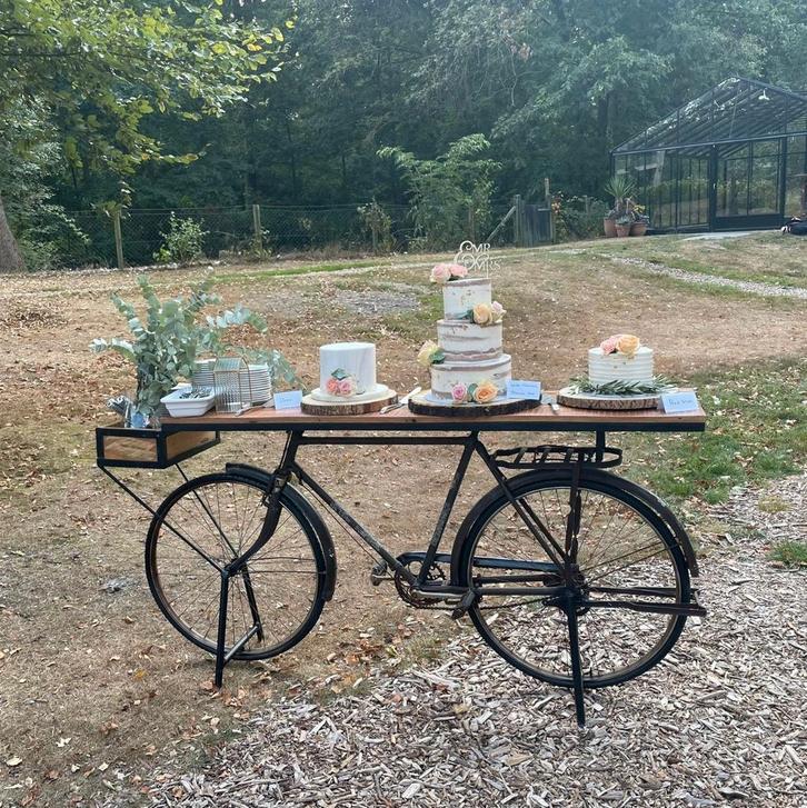 Fietsbar te huur, bar huren, bruiloft decoratie huren, Hobby en Vrije tijd, Feestartikelen | Verhuur, Nieuw, Geboorte of Huwelijk
