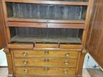 Antiek Eiken Empire  Boog Kabinet 236 hoog, Ophalen