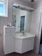 Badkamer compleet, douchewand, hoekbad, badmeubel, Ophalen, Gebruikt, Met bad
