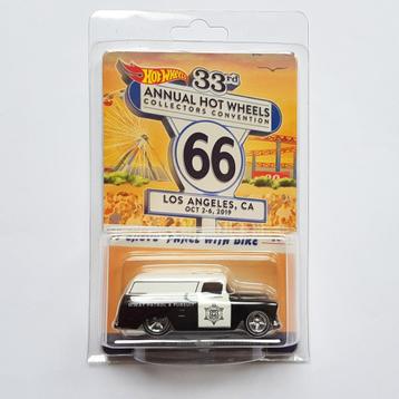 Hot Wheels '55 Chevy Panel with Bike Los Angeles Convention beschikbaar voor biedingen