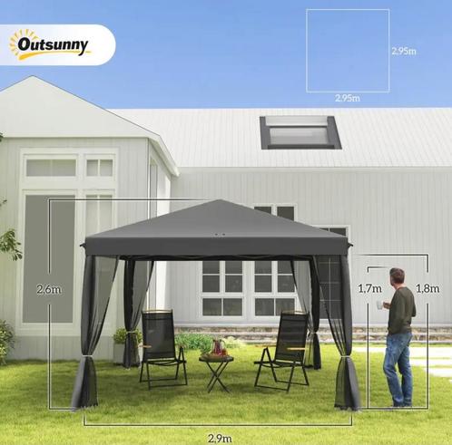 Tuin Tent, Tuin en Terras, Partytenten, Zo goed als nieuw, Paviljoen, Minder dan 5 meter, Minder dan 4 meter, Ophalen of Verzenden