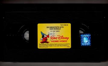 VHS video - De grooste hits van Donald Duck (Disney)