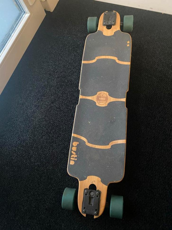 Bustin Nomad Longboard - Perfect voor Cruisen!, Sport en Fitness, Skateboarden, Gebruikt, Skateboard, Longboard, Ophalen