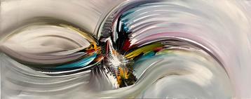 Gena Gennadyj- Abstract “ In flight”- Handgeschilderd-Uniek beschikbaar voor biedingen