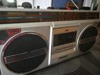 radio cassette Sanyo M9802AK uit begin jaren '80, Ophalen of Verzenden, Gebruikt, Radio