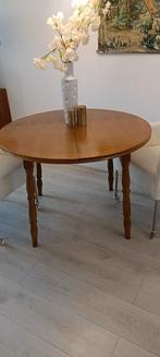Vintage Eettafel - Charmant en Uniek!, Huis en Inrichting, Tafels | Eettafels, Ophalen, Vier personen, Gebruikt, Eikenhout