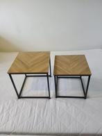 Bijzettafeltjes, Huis en Inrichting, Minder dan 55 cm, Rond, Zo goed als nieuw, Ophalen