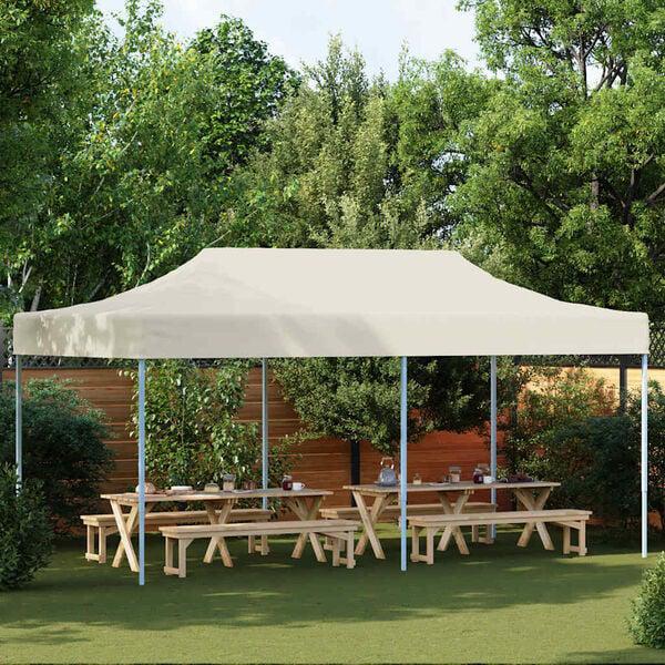 Vouwtent pop-up 3x6 m crèmewit €129, Tuin en Terras, Partytenten, Nieuw, Partytent, 2 meter of meer, Minder dan 5 meter, 4 tot 6 meter