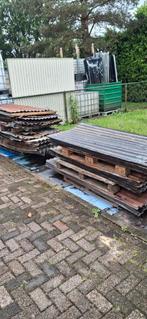 Vintage zinken golfplaten te koop aangeboden, Ophalen, Gebruikt