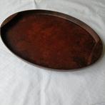 Ovaal dienblad bakeliet, Ophalen of Verzenden, Zo goed als nieuw, Ovaal, Hout
