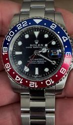 Rolex GMT Master ll pepsi, Staal, Polshorloge, Nieuw, Ophalen of Verzenden