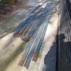 stalen windverbanden,trekschoren,10x90mm,platte strip,4 STUK, Ophalen, Gebruikt, IJzer