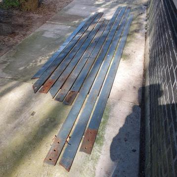 stalen windverbanden,trekschoren,10x90mm,platte strip,4 STUK beschikbaar voor biedingen