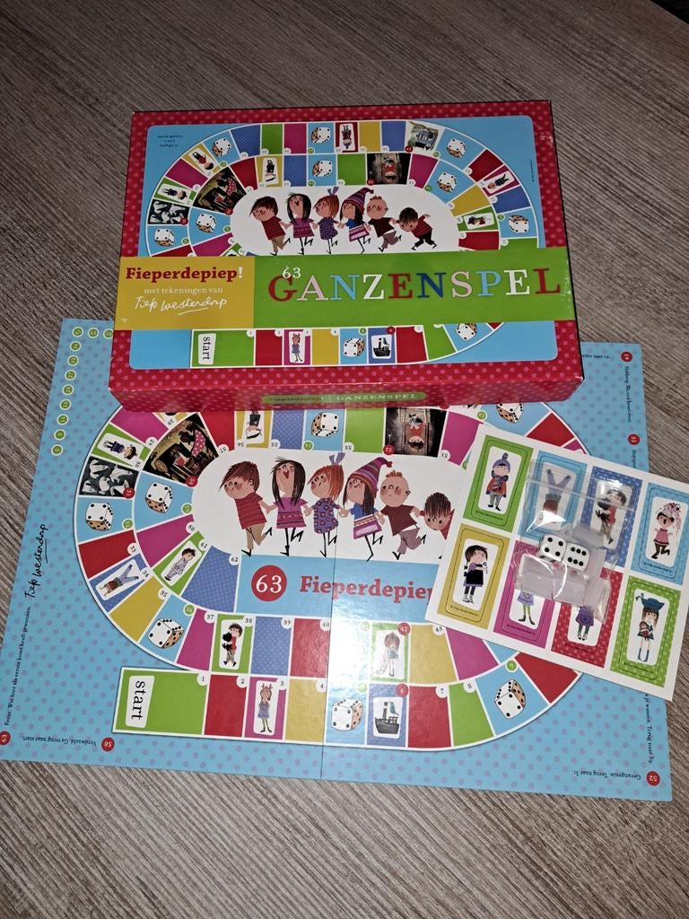 Fieperdepiep Ganzenspel, Fiep Westendorp, Nieuw, Ophalen of Verzenden, Vijf spelers of meer
