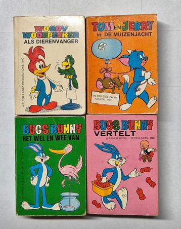 Mini Infancia -set van 4 miniboekjes- Bugs Bunny /Tom &Jerry beschikbaar voor biedingen