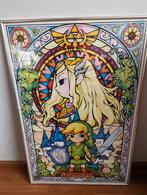 Grote Zelda poster met lijst, Verzamelen, Posters, Met lijst, Ophalen of Verzenden