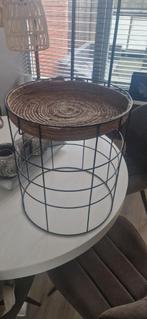 Bijzettafel/korf, Ophalen, Rond, Minder dan 55 cm, Minder dan 45 cm