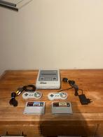 Nintendo snes met mario spellen, Avontuur en Actie, 2 spelers, Ophalen of Verzenden, Zo goed als nieuw
