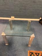 Glazen salon tafel -Peter Ghyczy, Huis en Inrichting, Tafels | Salontafels, Gebruikt, 50 tot 75 cm, Glas, Modern klassiek