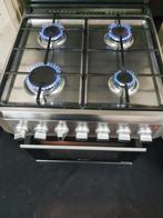 Wiggo fornuis+elektrische oven werkt Uitstekend (2 jaar oud), Witgoed en Apparatuur, Ophalen, Minder dan 85 cm, Grill, 4 kookzones