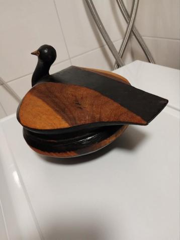 African Tribal Rotse Lozi Zambia houten grote trinket (bowl) beschikbaar voor biedingen