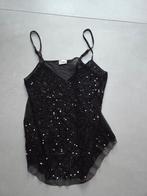 Glittertop spaghettibandjes Pimkie, Kleding | Dames, Tops, Zwart, Ophalen of Verzenden, Zo goed als nieuw, Pimkie