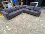 !!ACTIE!! ANTRACIETE HOEKBANK, GRATIS LEVERING, 250 tot 300 cm, Verzenden, Metaal, Zo goed als nieuw
