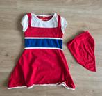 Roodkapje jurk met kapje (128/134), Kinderen en Baby's, Carnavalskleding en Verkleedspullen, Ophalen of Verzenden, Gebruikt, 122 t/m 128