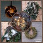 Stoere, landelijke dadeltakken, tak, krans, toef, lichtjes, Huis en Inrichting, Nieuw, Ophalen of Verzenden, Gemaalweg 12b Rutten