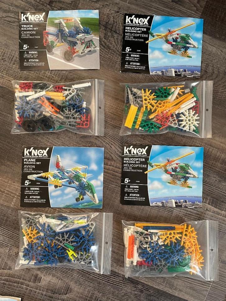 K'nex 4x losse sets, samen 1 grote bouwset, Kinderen en Baby's, Speelgoed | Bouwstenen, Zo goed als nieuw, K'nex, Ophalen of Verzenden