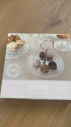 Nieuw klein etagere van glas schaal rond, Huis en Inrichting, Ophalen of Verzenden, Nieuw