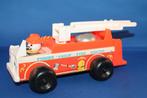 Vintage Fisher-Price nr. 720 Fire Engine brandweer 1968. 6C4, Gebruikt, Ophalen of Verzenden