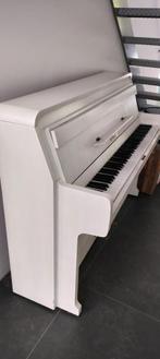Verkocht/ gereserveerd: Witte Rippen piano, Muziek en Instrumenten, Piano's, Ophalen, Gebruikt, Wit