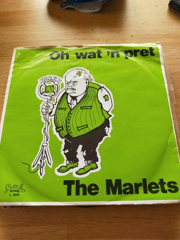 The Marlets , oh wat 'n pret, Cd's en Dvd's, Vinyl Singles, Zo goed als nieuw, Nederlandstalig, Ophalen of Verzenden
