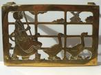 antiek gepolierd bronzen stand support onderzetter ganzen, Antiek en Kunst, Antiek | Koper en Brons, Ophalen of Verzenden