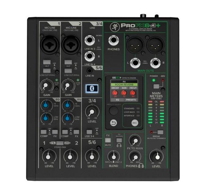 Mackie ProFX6v3+, Muziek en Instrumenten, Mengpanelen, Nieuw, Ophalen of Verzenden