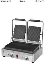 Buffalo Bistro Dubbele Contactgrill (nieuw in doos!), Ophalen of Verzenden, Uitneembare platen, Nieuw