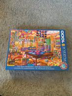 2 verschillende eurographics puzzels (1000 stukjes), Ophalen of Verzenden, 500 t/m 1500 stukjes, Zo goed als nieuw, Legpuzzel