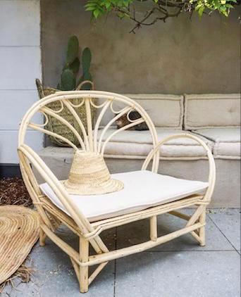 Essouaira Lounge Stoel Tuinstoel, Huis en Inrichting, Stoelen, Zo goed als nieuw, Eén, Hout, Overige kleuren, Ophalen