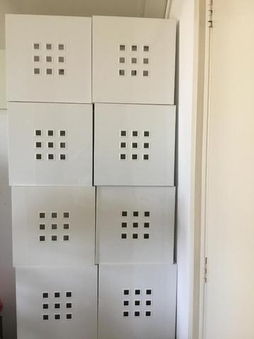 8 x lekman bak + 4 x inzet met deur voor Kallax kast beschikbaar voor biedingen