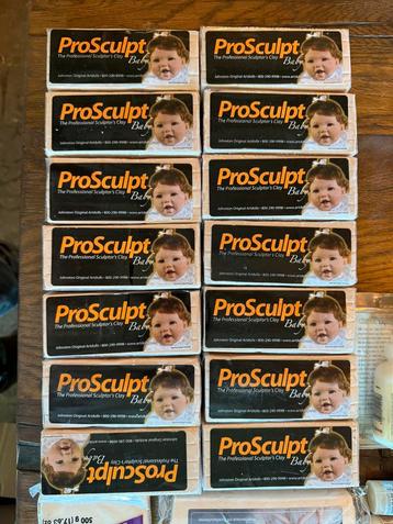 Prosculpt, cernit doll fimo eberhard faber kato polyclay beschikbaar voor biedingen