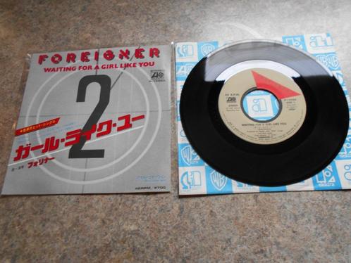 Foreigner Single – Waiting For A Girl Like You - Japan -1981, Cd's en Dvd's, Vinyl | Rock, Zo goed als nieuw, Poprock, Overige formaten