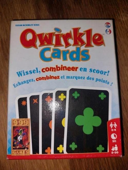 999 game qwirkle cards, Hobby en Vrije tijd, Gezelschapsspellen | Kaartspellen, Zo goed als nieuw, Ophalen of Verzenden
