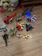 Set van speelgoed vliegtuigen & helikopters, Ophalen of Verzenden, Zo goed als nieuw