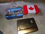 3 lege blikjes Canada/ Vancouver/Istanbul, Ophalen of Verzenden, Zo goed als nieuw, Overige, Overige merken