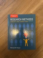 Research methodes - concepts and connections, Ophalen of Verzenden, Zo goed als nieuw, WO, Michael W. Passer