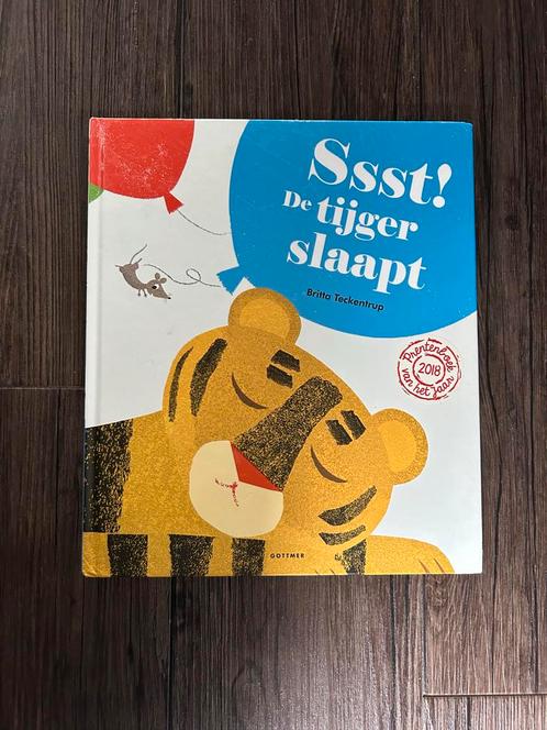 Ssst! De tijger slaapt - Britta Teckentrup, Boeken, Kinderboeken | Baby's en Peuters, Gelezen, 1 tot 2 jaar, Ophalen of Verzenden